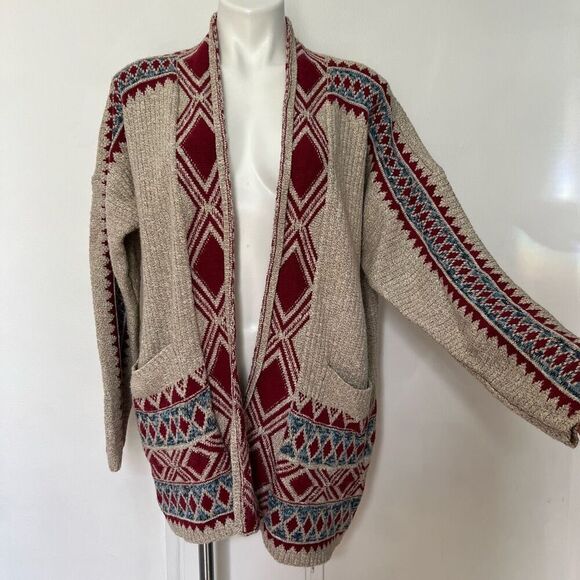 Lucky Brand Boho long duster cardigan - Picture 1 of 10